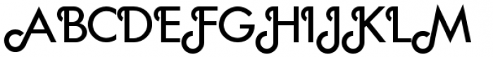 Geometa Deco Regular Font UPPERCASE