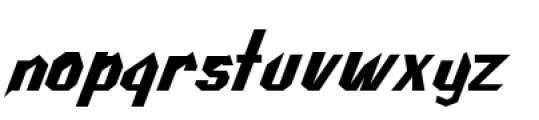 Geostationary Font LOWERCASE