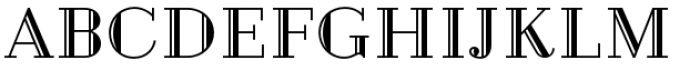 Geotica Four Engraved Font UPPERCASE