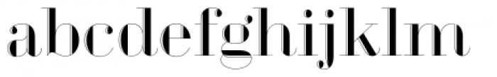 Geotica One Engraved Font LOWERCASE