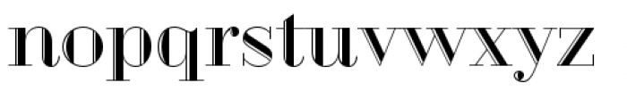 Geotica Two Engraved Font LOWERCASE