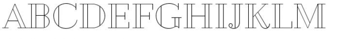 Geotica Two Open Font UPPERCASE