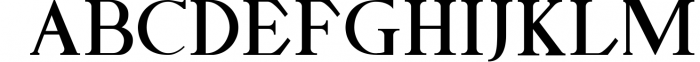 GELLATO // Modern Serif 1 Font UPPERCASE