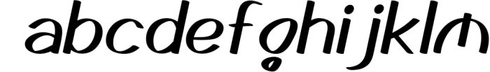 Gedrick - Handwriting Typeface 1 Font LOWERCASE