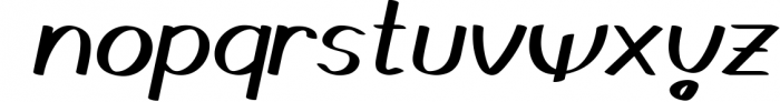 Gedrick - Handwriting Typeface 1 Font LOWERCASE