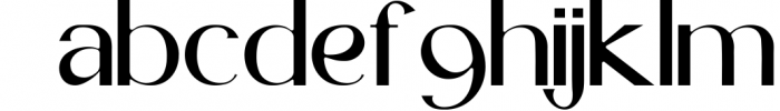 Geefray Font LOWERCASE