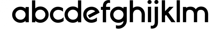 Geomatic - Sans serif font family 10 Font LOWERCASE