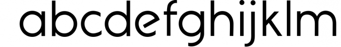 Geomatic - Sans serif font family 11 Font LOWERCASE