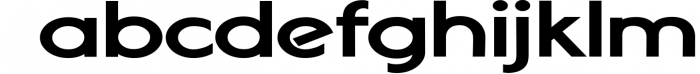 Geomatic - Sans serif font family 15 Font LOWERCASE