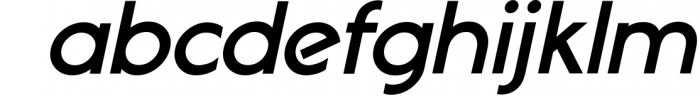 Geomatic - Sans serif font family 16 Font LOWERCASE