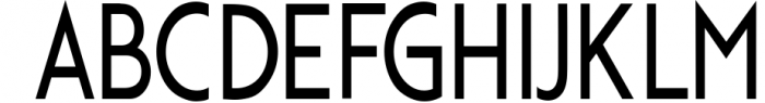 Geomatic - Sans serif font family 3 Font UPPERCASE