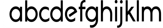 Geomatic - Sans serif font family 3 Font LOWERCASE