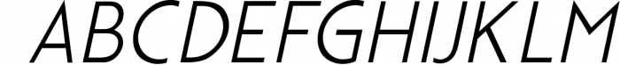Geomatic - Sans serif font family 5 Font UPPERCASE