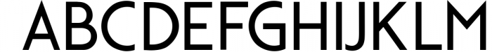 Geomatic - Sans serif font family 8 Font UPPERCASE