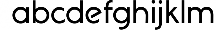 Geomatic - Sans serif font family 8 Font LOWERCASE