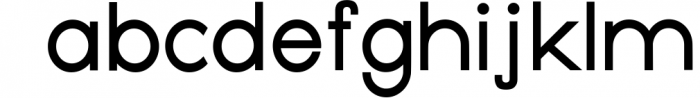 Geometrique | Sans Font Family 3 Font LOWERCASE