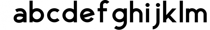 George Sans - 8 Fonts Geometric Typeface 5 Font LOWERCASE