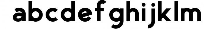 George Sans - 8 Fonts Geometric Typeface Font LOWERCASE