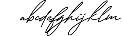 George Signature Classy Font LOWERCASE