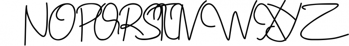 Geovana Signature Typeface Font UPPERCASE