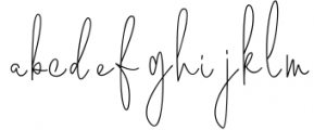 Geraldine | Hand Written Font 2 Font LOWERCASE