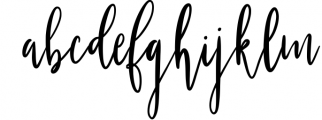 Gesthyla Calligraphy Modern Font LOWERCASE