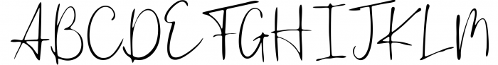 Getthalya Font UPPERCASE