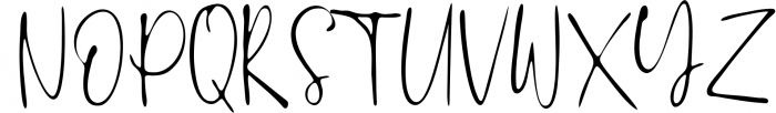 Getthalya Font UPPERCASE