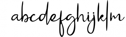 Getthalya Font LOWERCASE