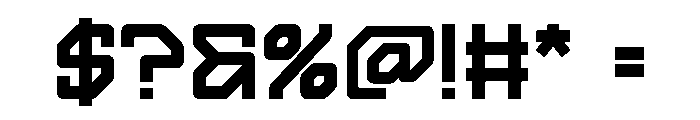 GEAR8 Font OTHER CHARS