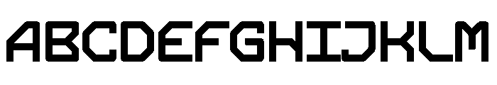 GEAR8 Font UPPERCASE