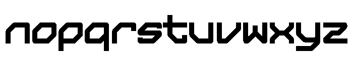 GEAR8 Font LOWERCASE