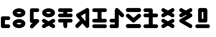 GENÉRICA PRIMITIVA #01 Font UPPERCASE