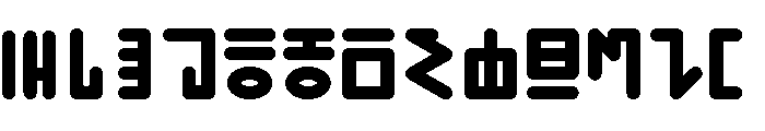 GENÉRICA PRIMITIVA #01 FONT