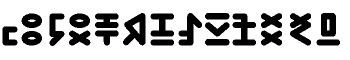 GENÉRICA PRIMITIVA #01 Font LOWERCASE