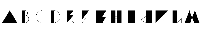 GEO EASTON Font UPPERCASE