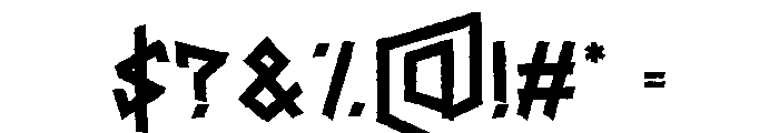 GERASOL Font OTHER CHARS