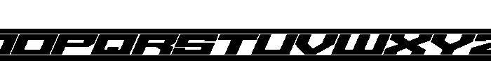 Gear-Frame Font UPPERCASE