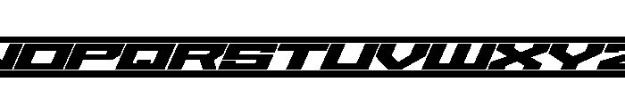 Gear-Frame Font LOWERCASE