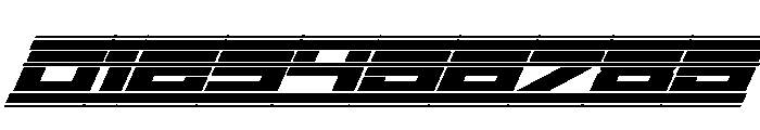 Gear-Line Font OTHER CHARS