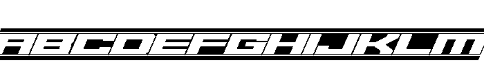 Gear-Reverlight Font UPPERCASE