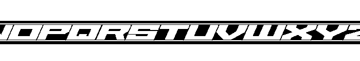 Gear-Reverlight Font LOWERCASE