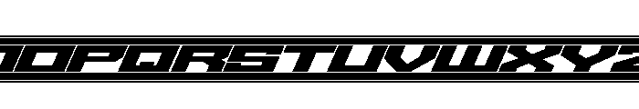 Gear1 Font UPPERCASE