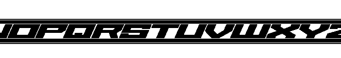 Gear1 Font LOWERCASE