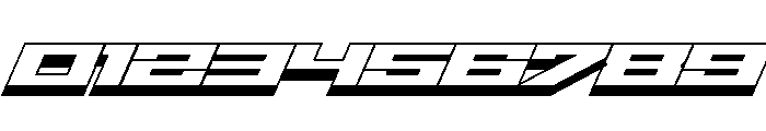 Gear6-3d Font OTHER CHARS