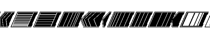 Gear6-Elements Font UPPERCASE