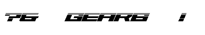 Gear6-Gradient Font OTHER CHARS