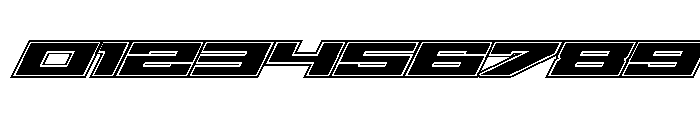 Gear6-Outline Font OTHER CHARS