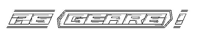 Gear6-Whiteshine Font OTHER CHARS
