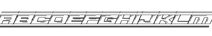 Gear6-Whiteshine Font UPPERCASE
